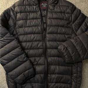 Maxime Men's Classic Black Puffer Jacket